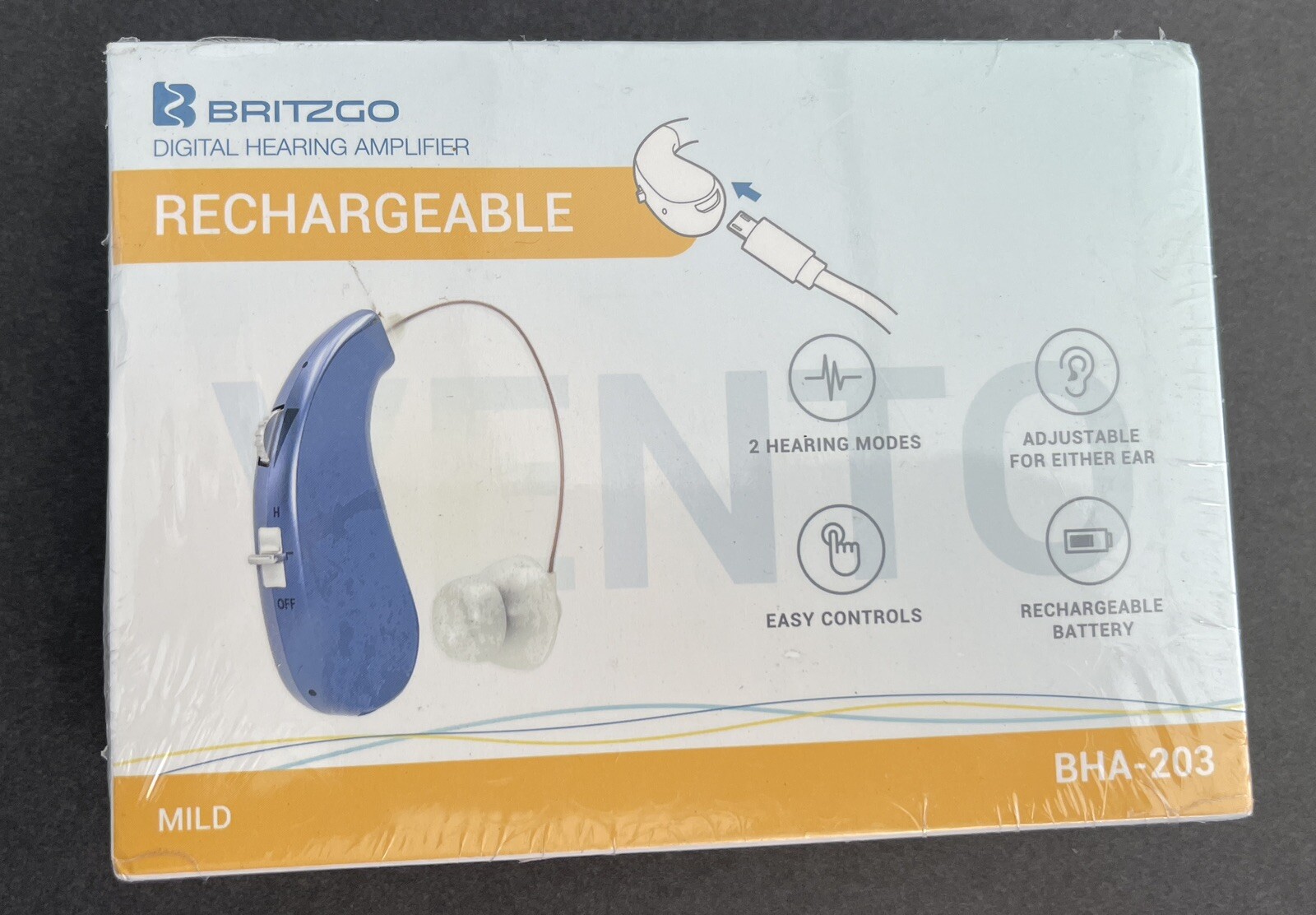 Rechargeable Digital Hearing Amplifier Britzgo bha-203