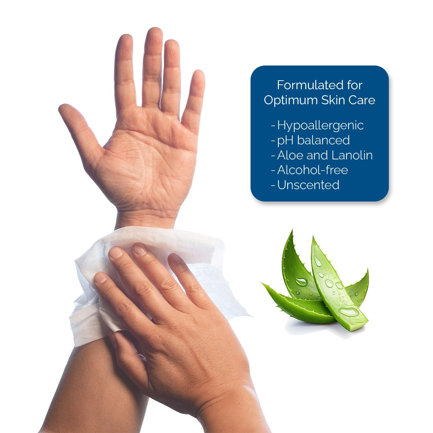 TenderProtect® Original XL Premium Adult Wipes (600 Ct), Extra-Large 9″x12″ Wet