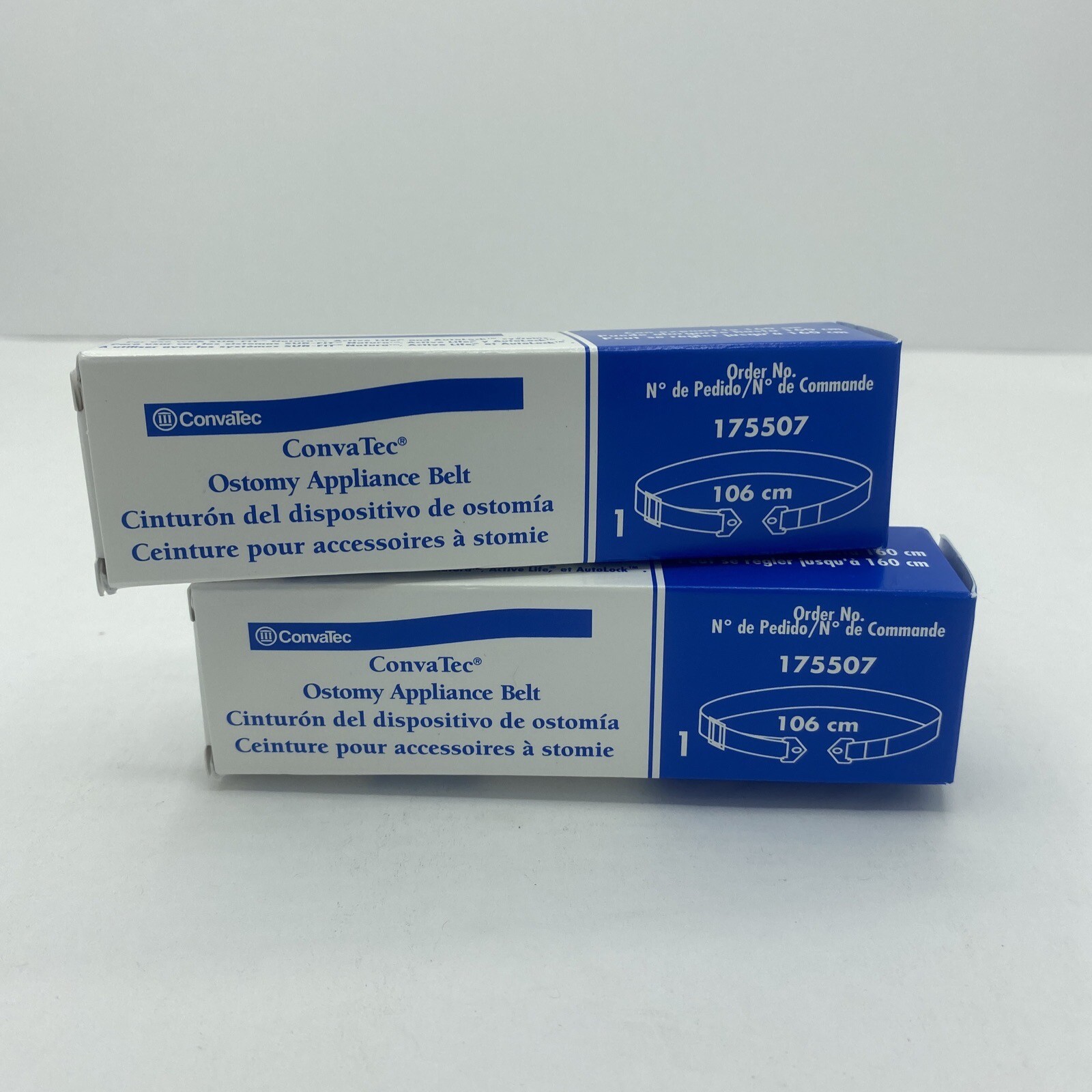 2 ConvaTec 175507 Ostomy Appliance Belts 106-160 cm Guaranteed to Function