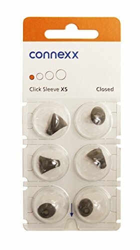 Siemens Signia Connexx Hearing Aid Click Sleeve Domes Silk Extra Small Closed
