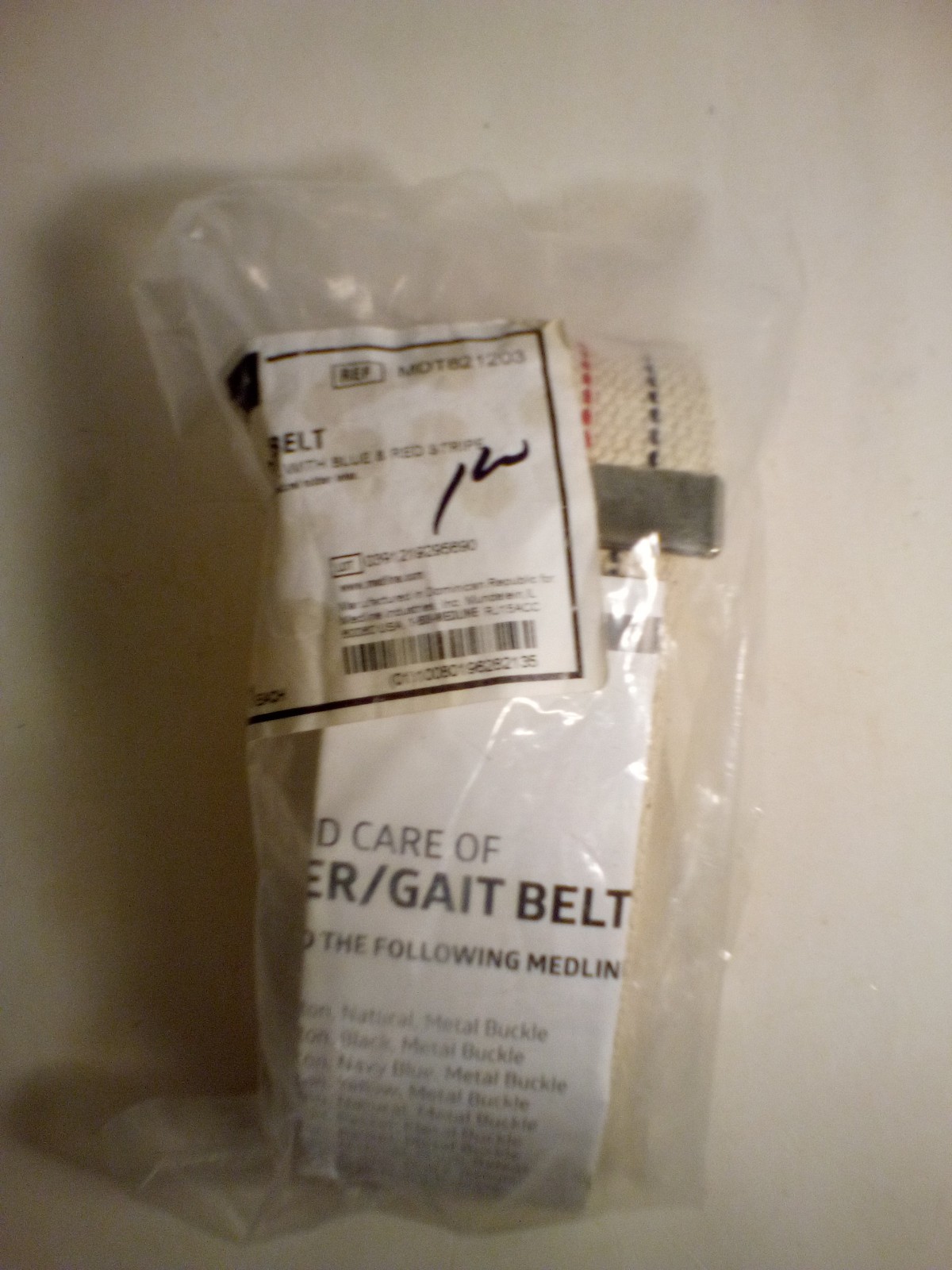 Medline Gait Belt and Transfer/Walking Assist Quick-Click Standing Aid 60” NEW!