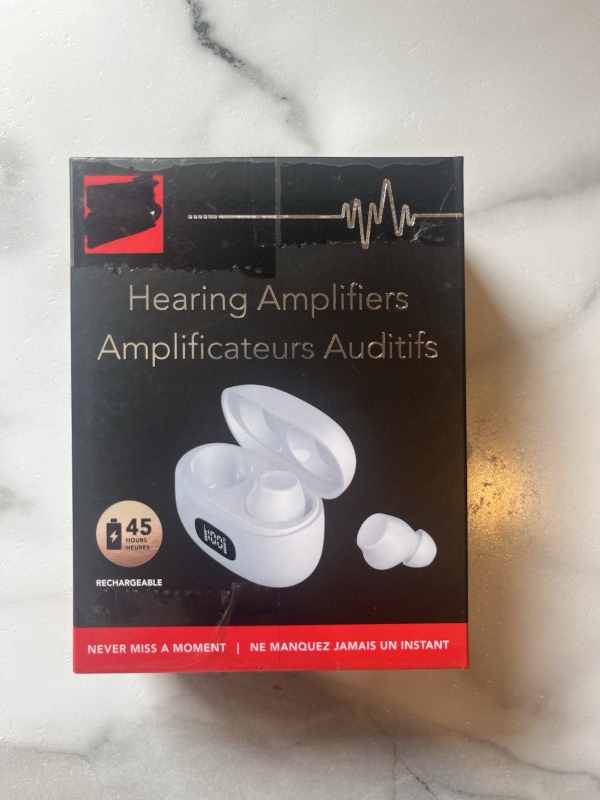 Hearing Aids/Hearing Amplifiers RCA, 45 Hour Battery Life, Rechargeable, NEW
