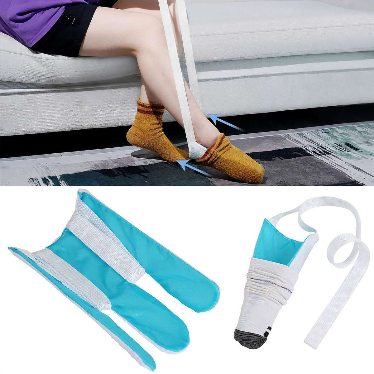 Sock Aid Stocking Aid Foot Socks Putting Assist Disability Dressing Helper Tool
