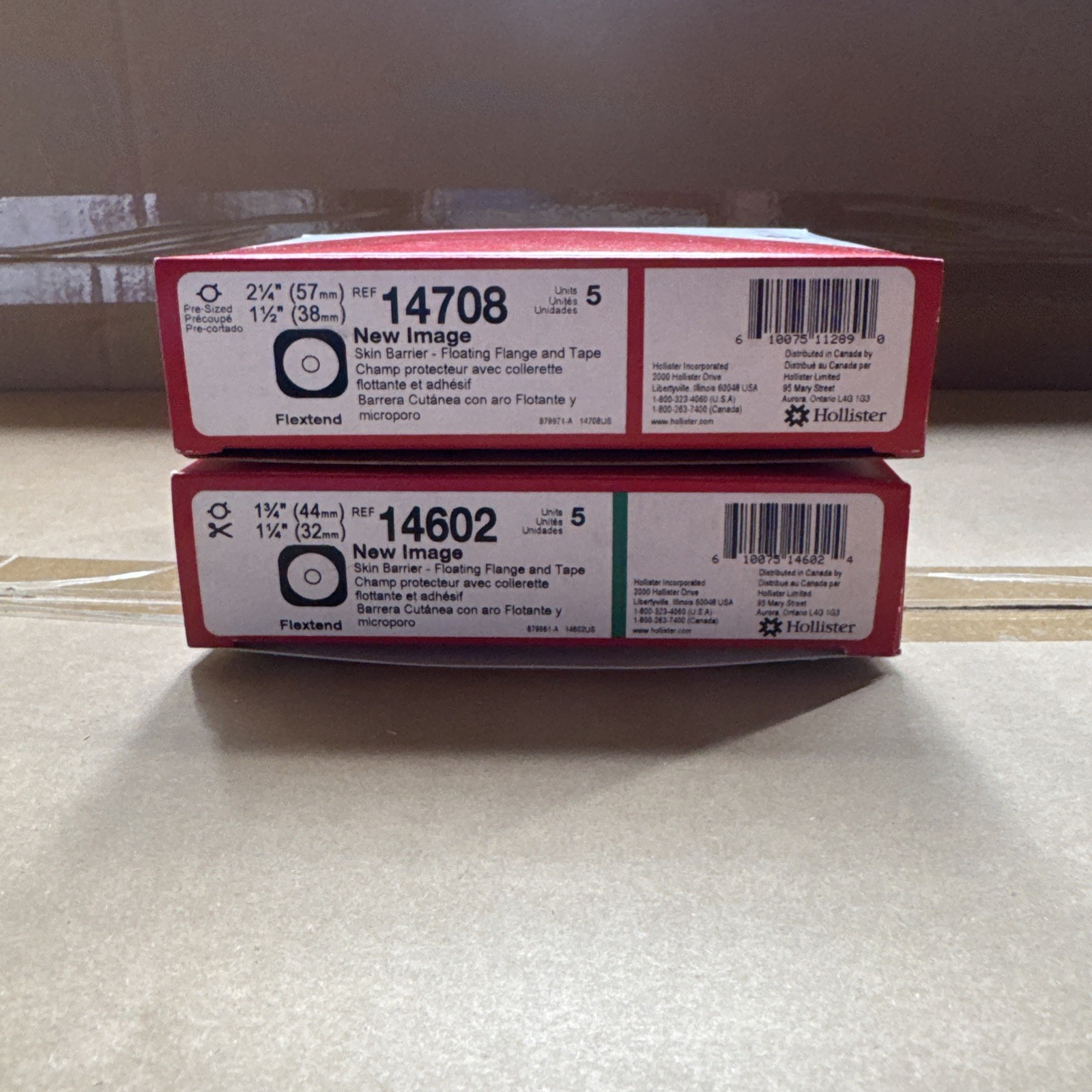 Hollister 14602 And 14708 New Image Skin Barrier Lot Of 2. Expired 2018