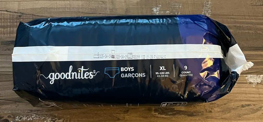 Goodnites Boys Nighttime Underwear X Large 9 Count Bedwetting Protection