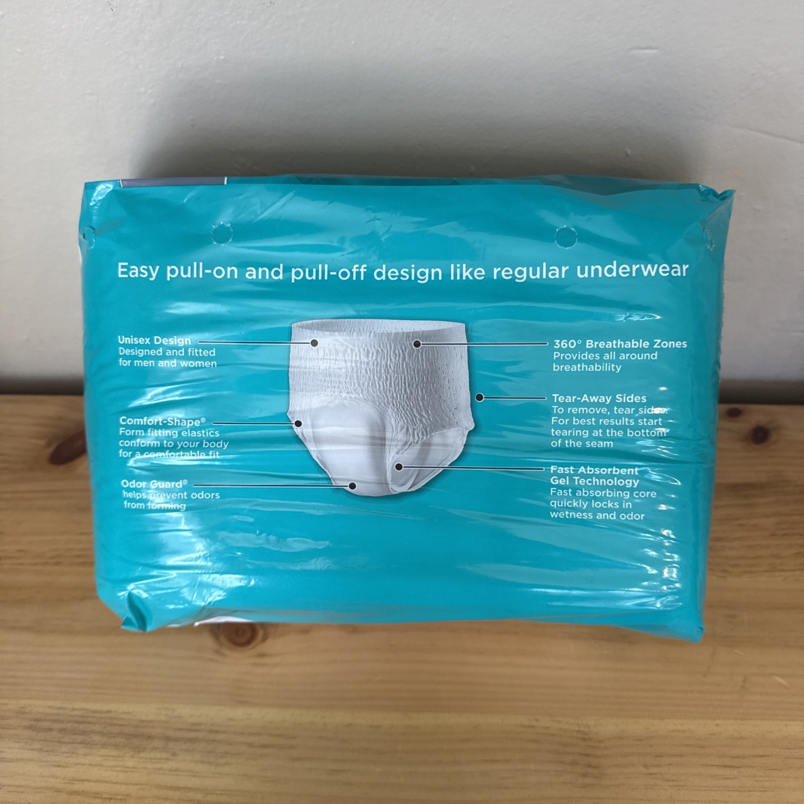 RELY INCONTINENCE BRIEF MAXIMUM ABSORBENCY UNDERWEAR 20-COUNT MEDIUM 34″-46″