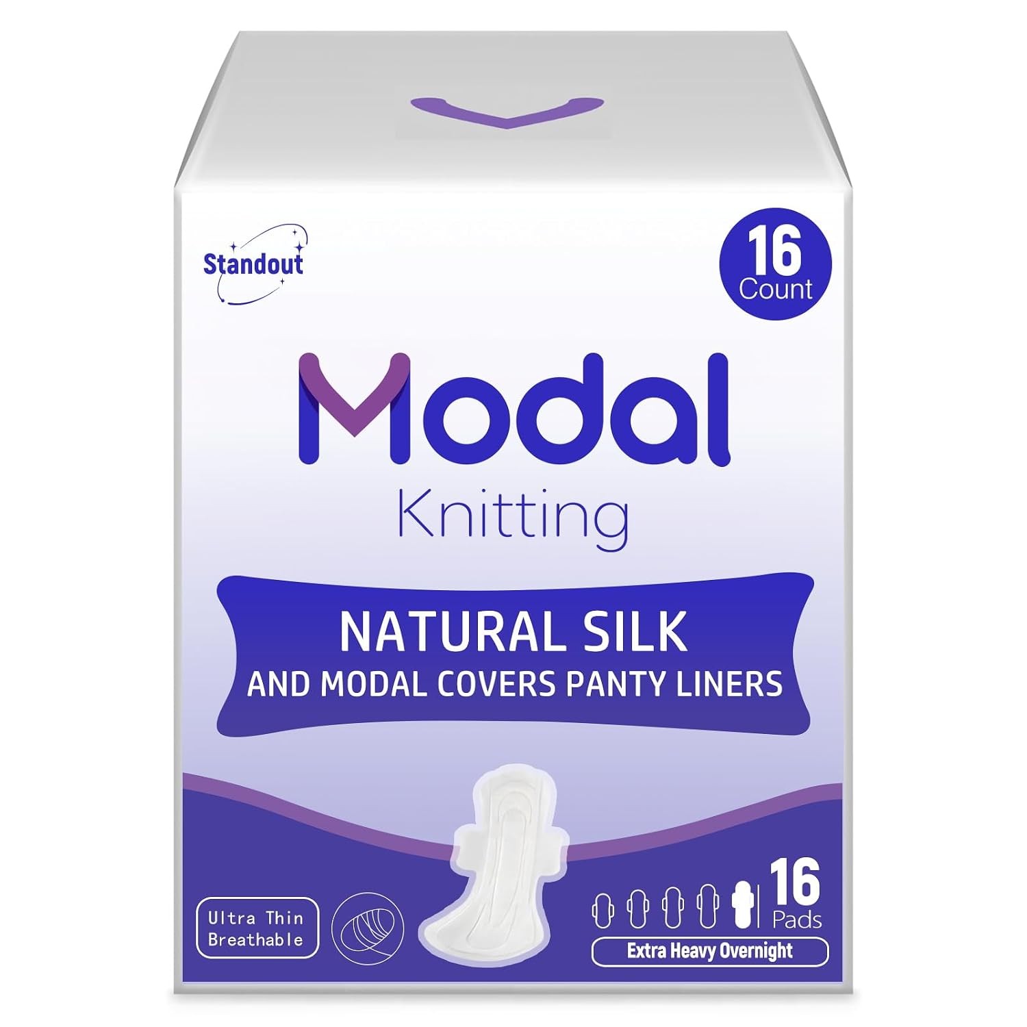 Modal Sanitary Pads for Women – Extra Heavy Absorbency Natural Silk Period Pads