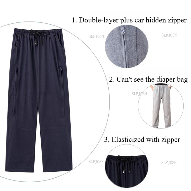 Catheter Leg Bag Nursing Incontinence Ostomy Pants for Men Women Fistula Patient
