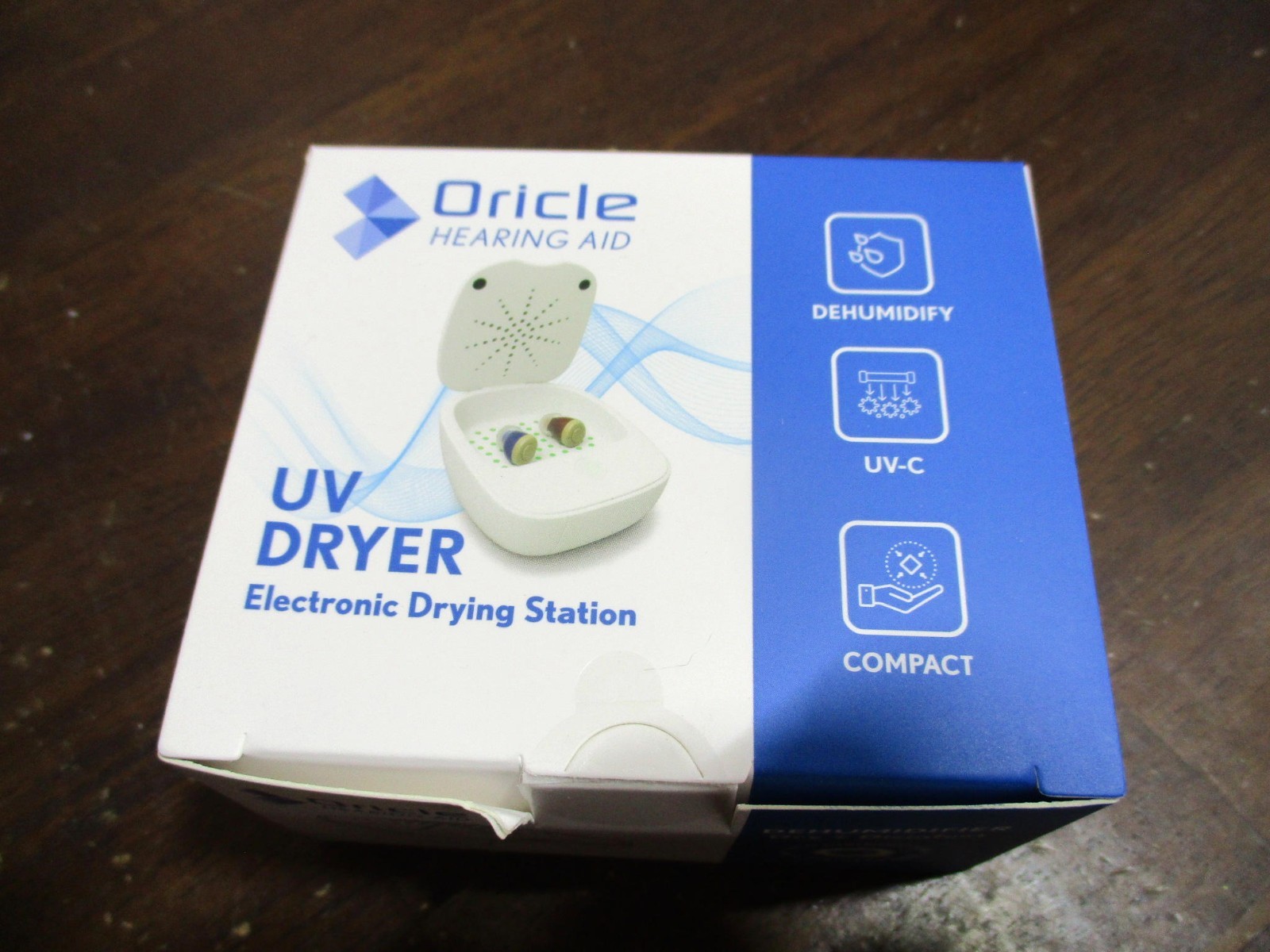 New Sealed Oricle UV Dryer Dehumidifier, Sanitizer, USB cord, manual, portable