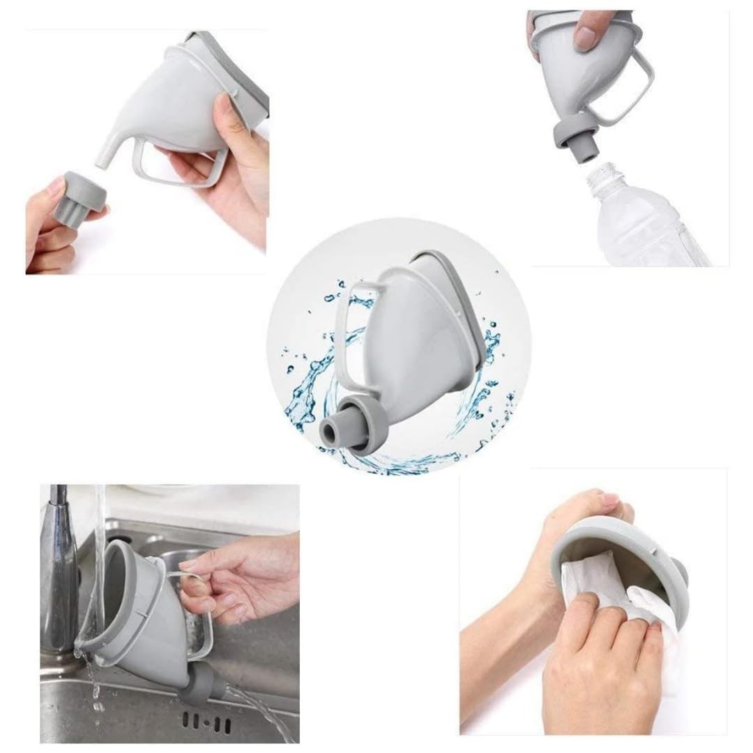Unisex Female Male Reusable Portable Urinal Device Travel Mobile Toilet Campi…