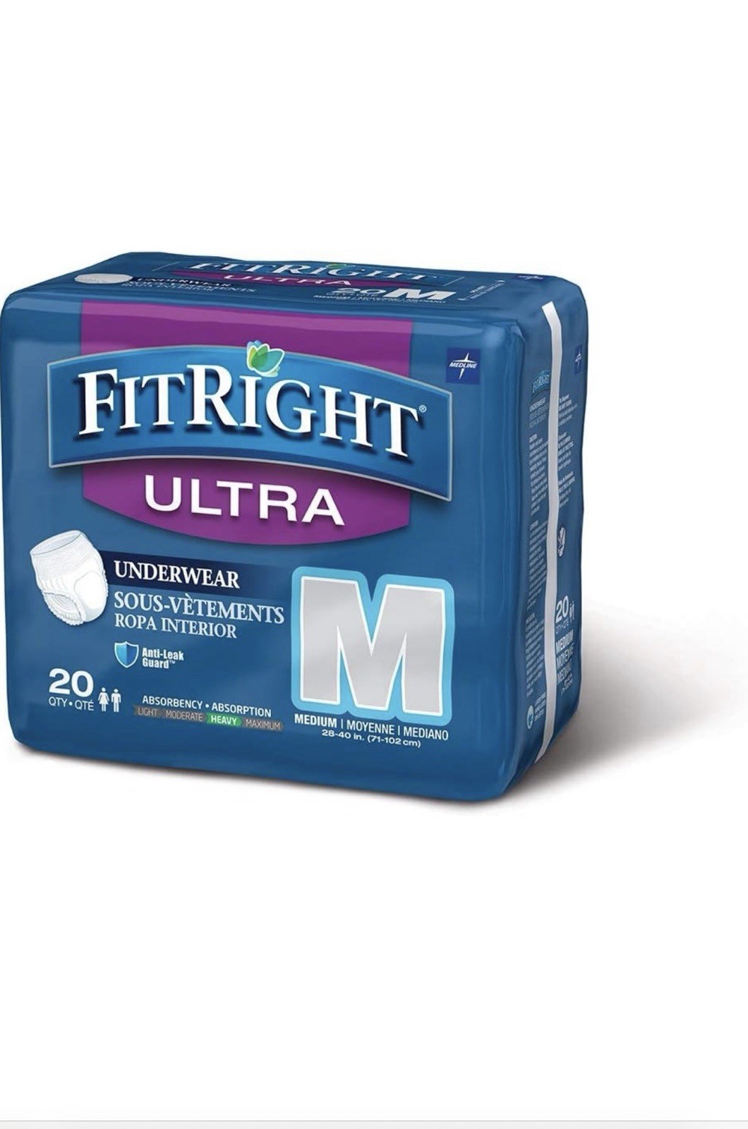 FitRight Super Adult Diapers Incontinence Underwear, Maximum,79 Ct ✅