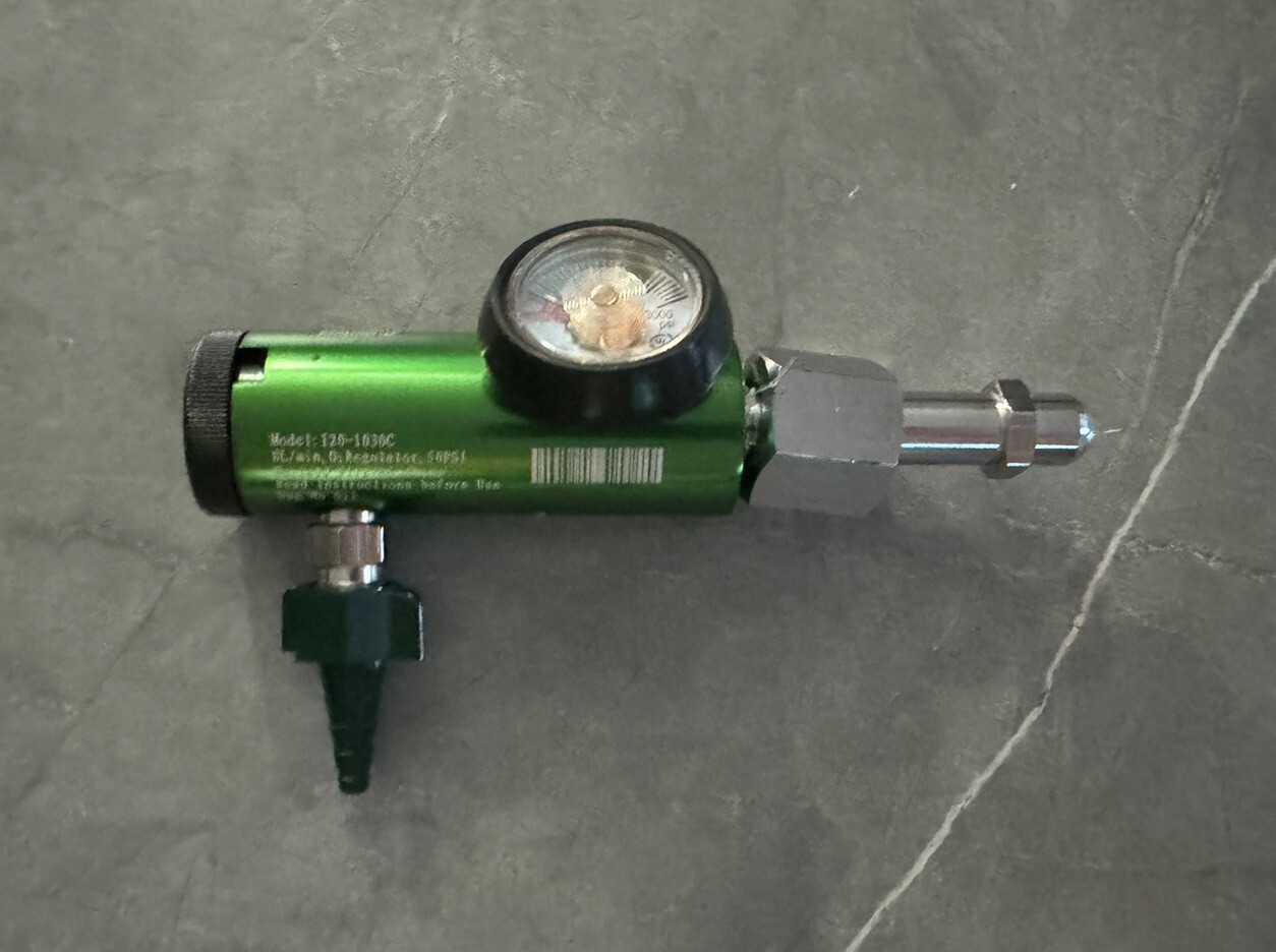 O2 Regulator, Responsive Respiratory Inc. Model 120-1030c 50PSI