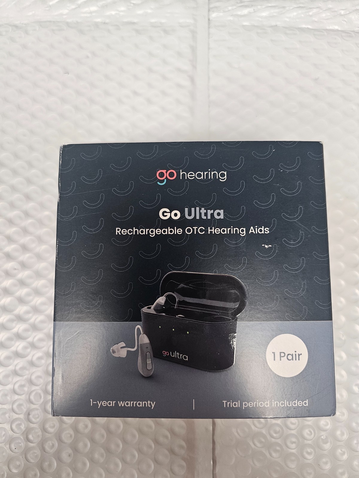 Genuine Go Hearing Go Ultra Rechargeable OTC Hearing Aids NEW