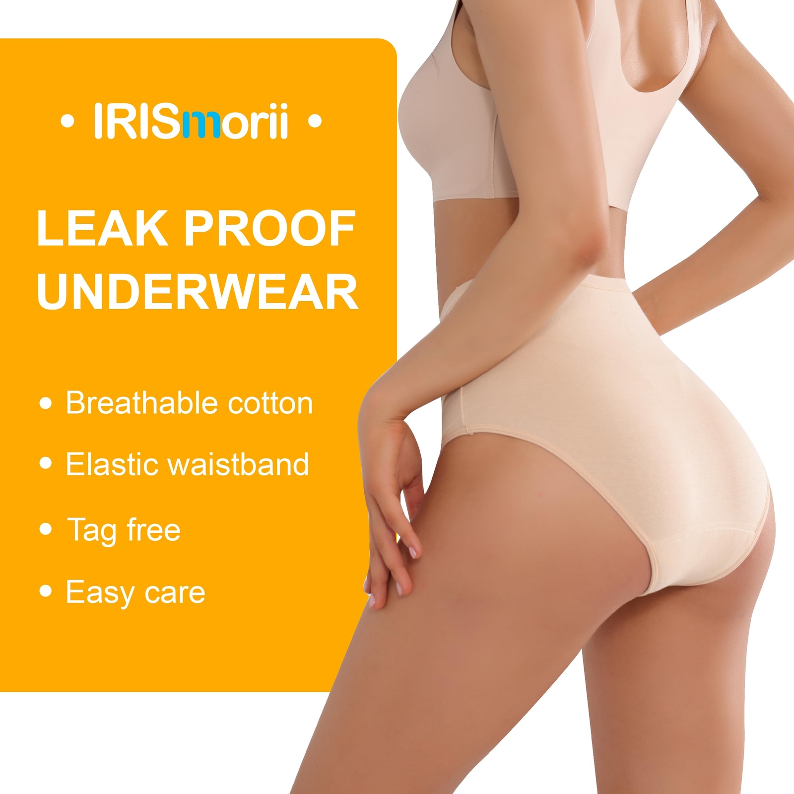 Leak Proof Incontinence Underwear for Women Washable Absorbent Bladder Contro…
