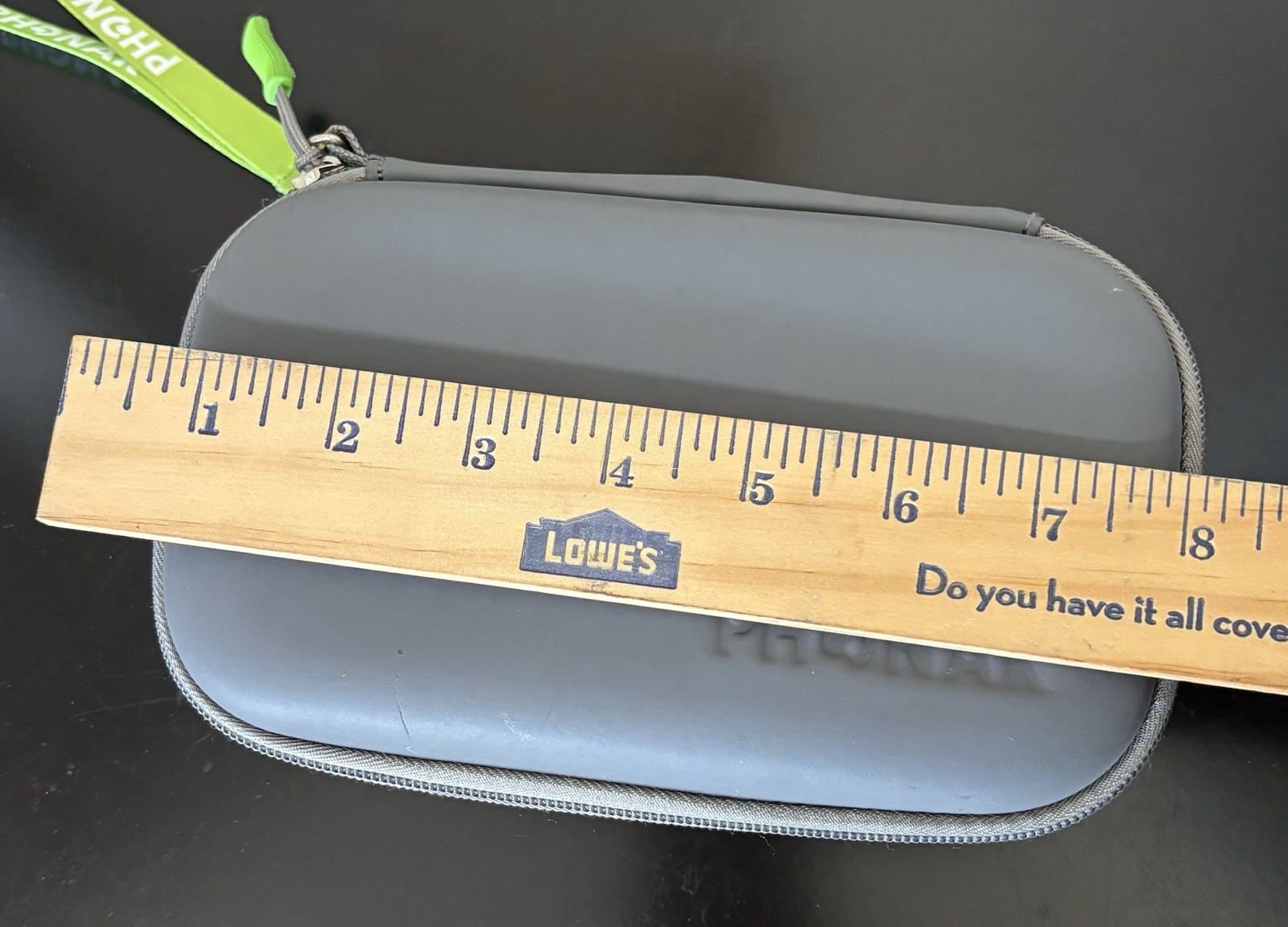 Phonak Zipper Hearing Aid Storage Travel Case Gray Soft Shell Zipper Case