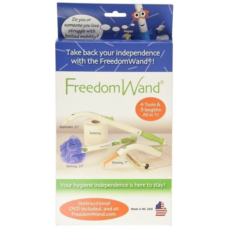 Freedom Wand Personal Hygiene & Bathroom Aid Toilet Tissue Tool