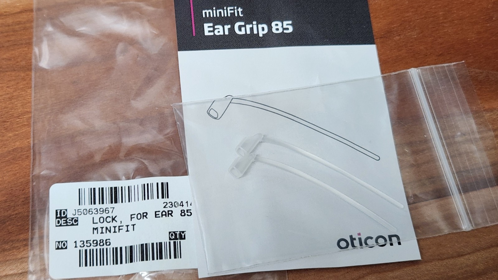 Oticon miniFit Ear Grips (2x) for MiniFit Receivers (for 85dB Speakers) – NEW