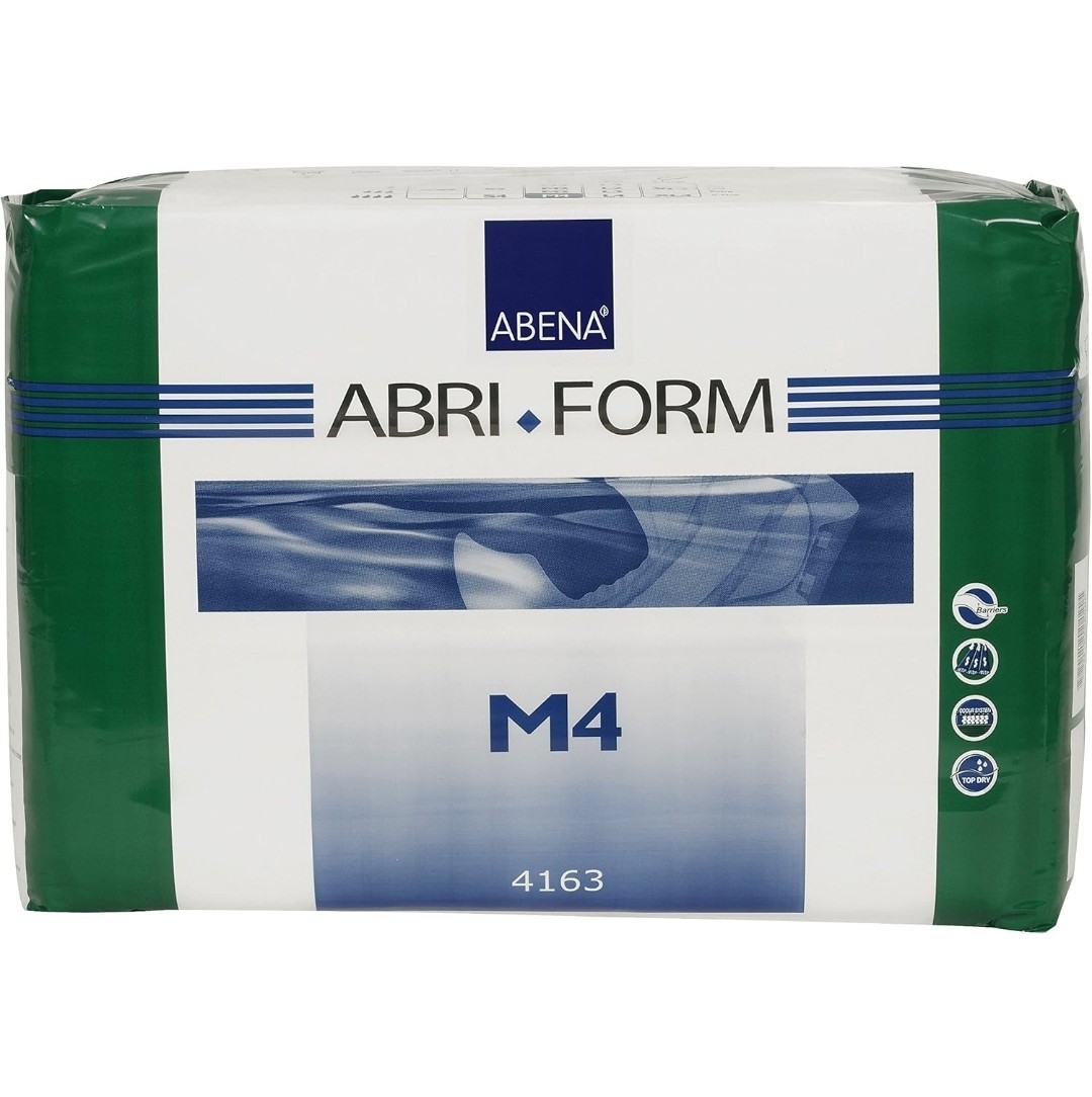 2 Pack Of Abena Abri-Form M4 Adult Plastic Overnight Diapers Medium ABDL