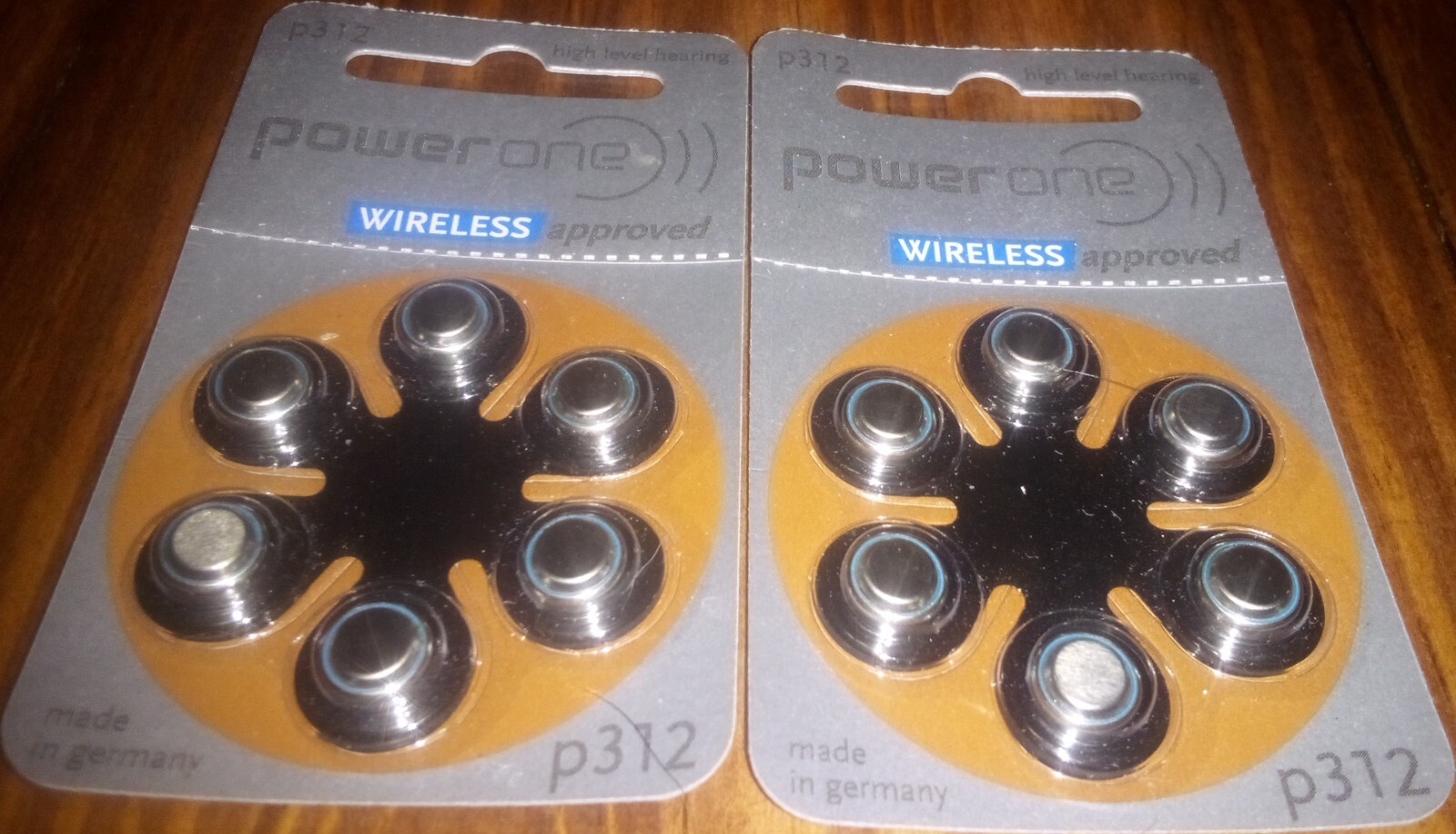 Power One 12 Hearing Aid Batteries P312 Made in Germany EXPIRED February 2024