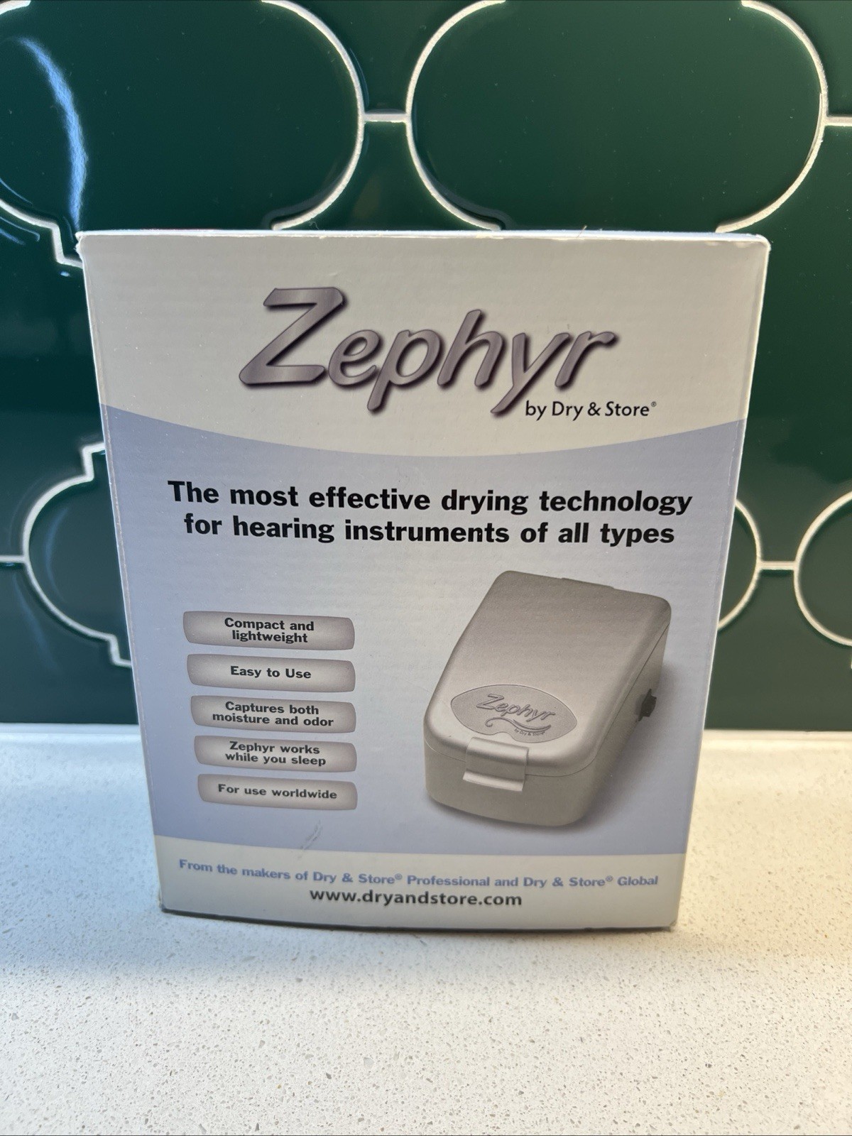 Zephyr By Dry & Store Hearing Aid Dryer Cochlear Ear Monitors EUC