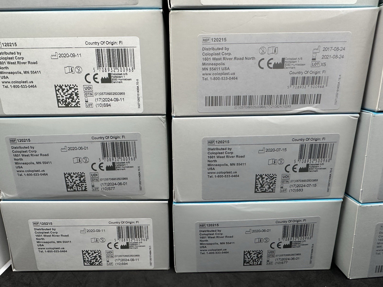 Lot of 15 boxes of Coloplast Brava Skin Barrier Wipes (Ref 120215). Pls See Exp!