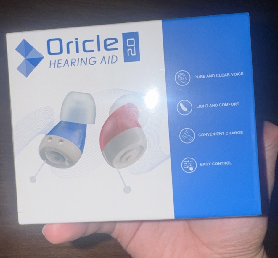 Oricle JH-A490 Hearing Aid 2.0 | OTC Dual In-Ear Rechargeable Pair – New Sealed