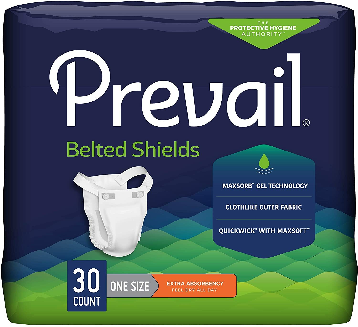Prevail Xtra Abs Belted Undergarment, One Size – Bag of 30 #PV-324