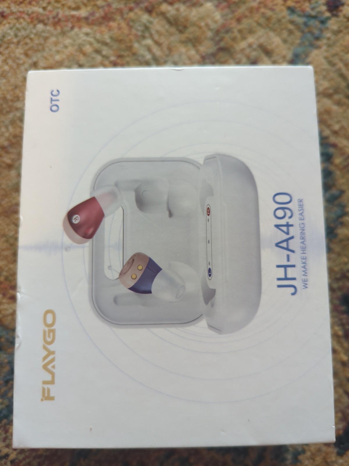Flaygo JH-A490 Rechargable Hearing Aids In Ear Sound Amplifier Enhancer L&R