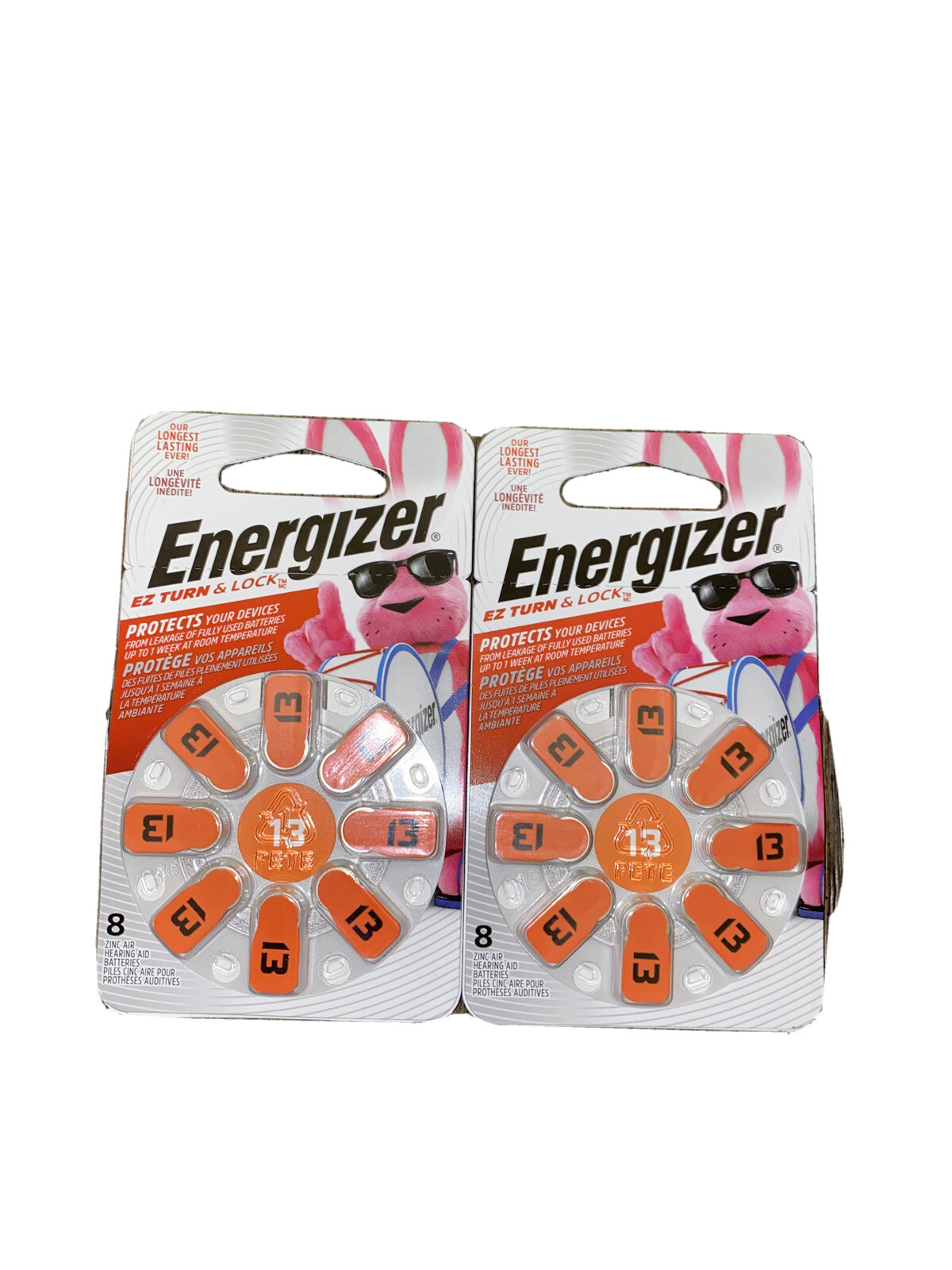 16 Energizer EZ Turn & Lock 1.4V Zinc Air Hearing Aid Batteries AZ13DP Exp 10/23