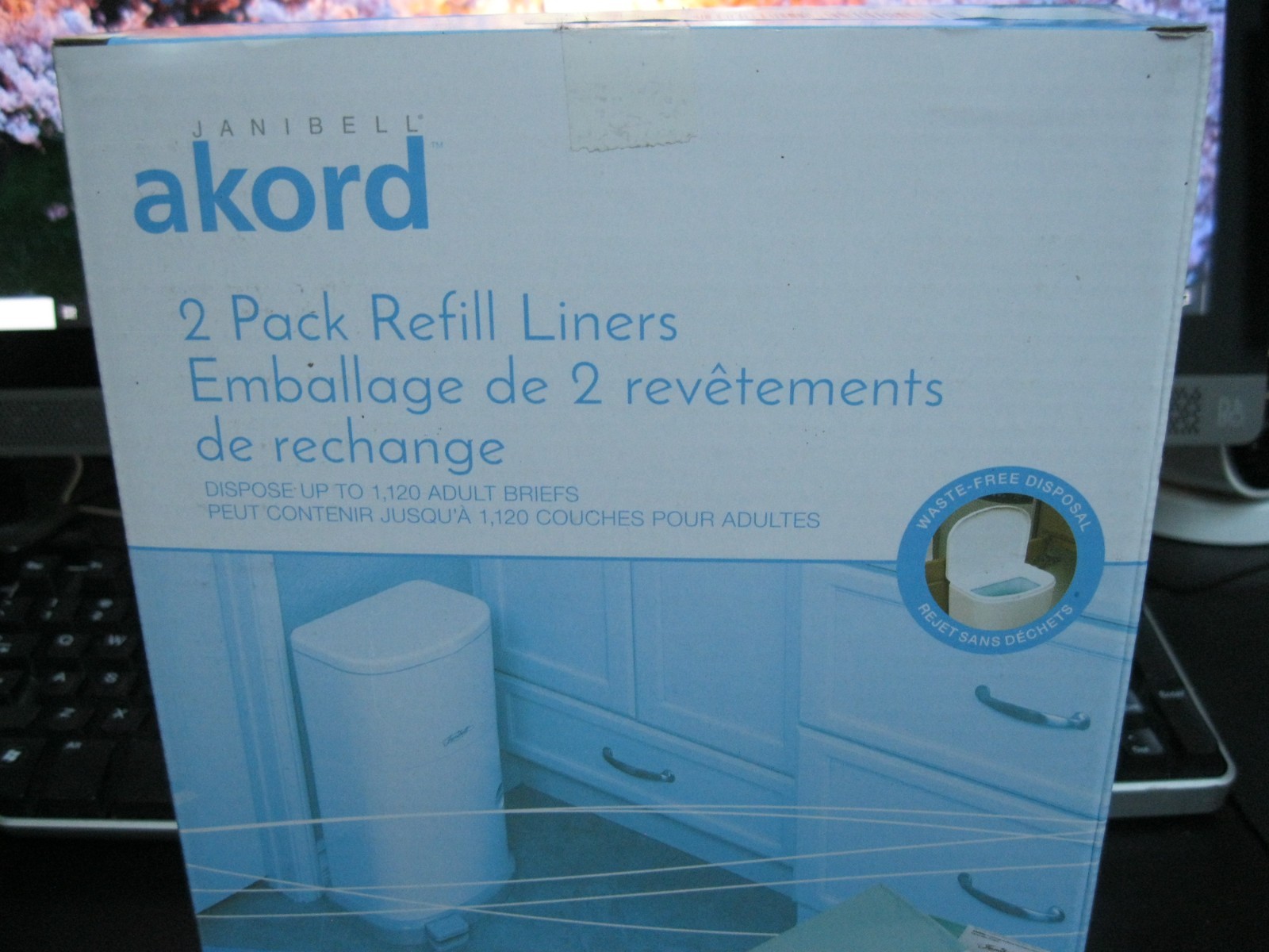 NEW JANIBELL AKORD REFILL LINERS MODEL 330 ADULT BRIEF DISPOSAL 2 PACK UNUSED