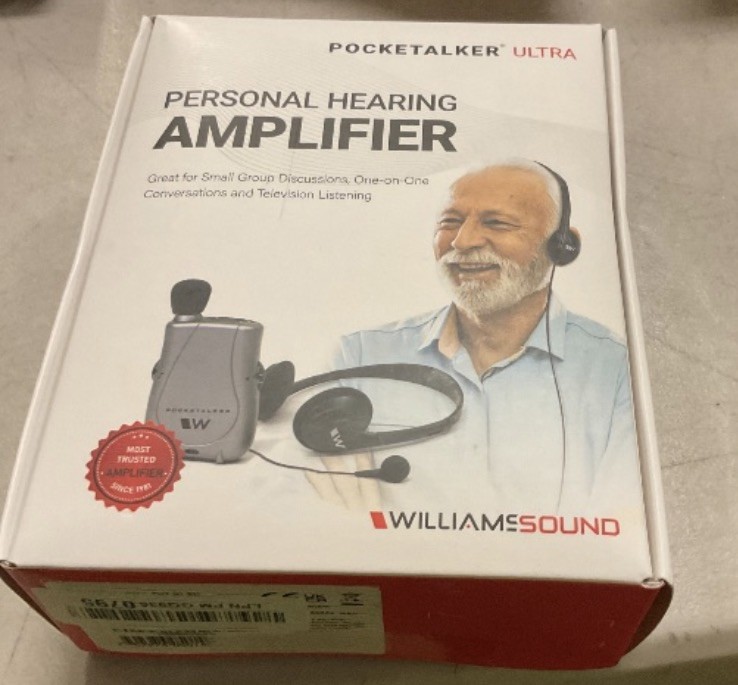 Williams Sound Pocketalker Ultra Hearing Amplifier | Easy-to-Use Hearing