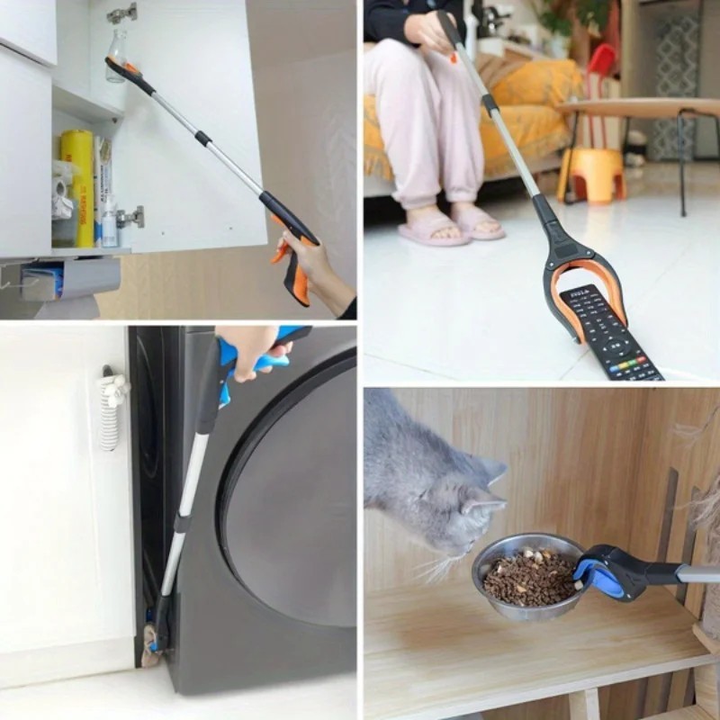 Heavy Duty Grabber Tool Industrial Pick Up Stick Trash Reacher Grip Hand Reach