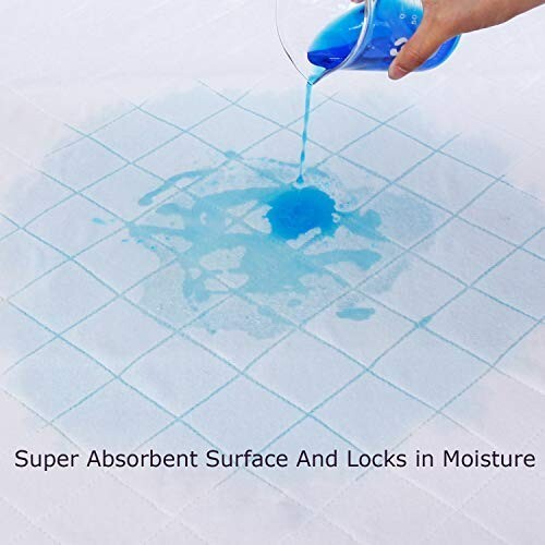 Waterproof Crib Mattress Protector 18×36 Non-Slip Incontinence Bed Pad Washable