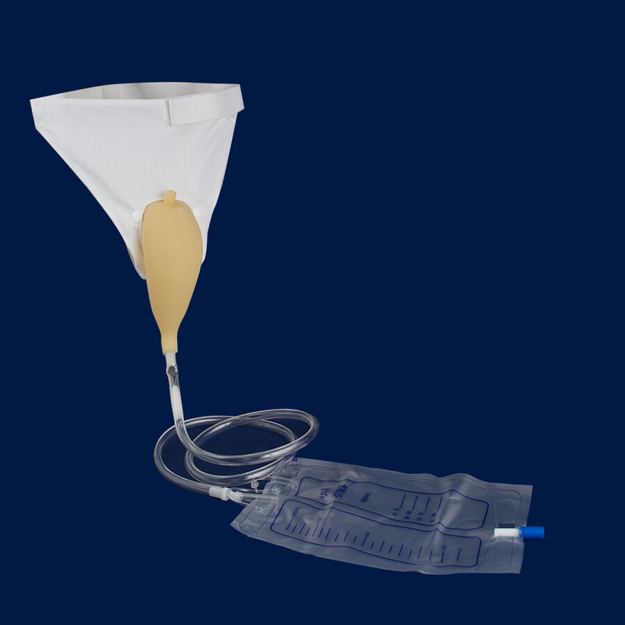 US Male Silicone Urinal Pee Holder Bag Incontinence Aid pee For Patients/elderly