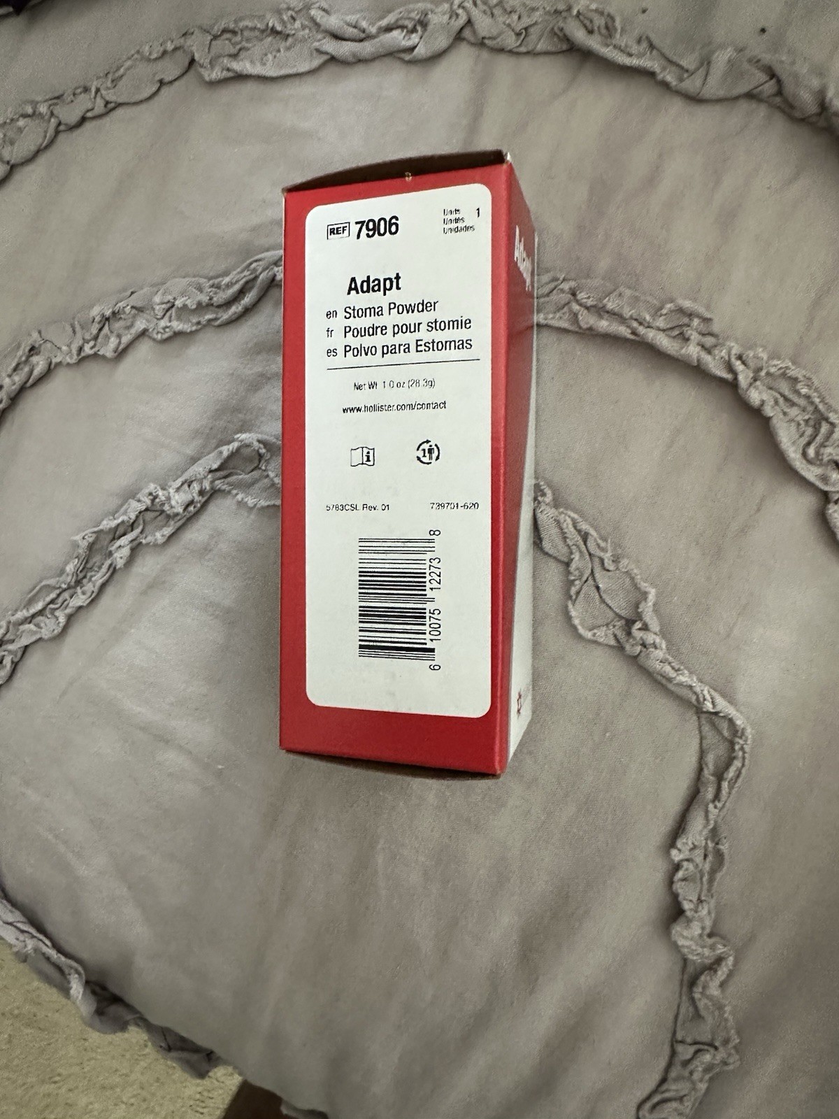 Pack of 1 Hollister 7906 Adapt Ostomy Powder 1 oz Bottle New