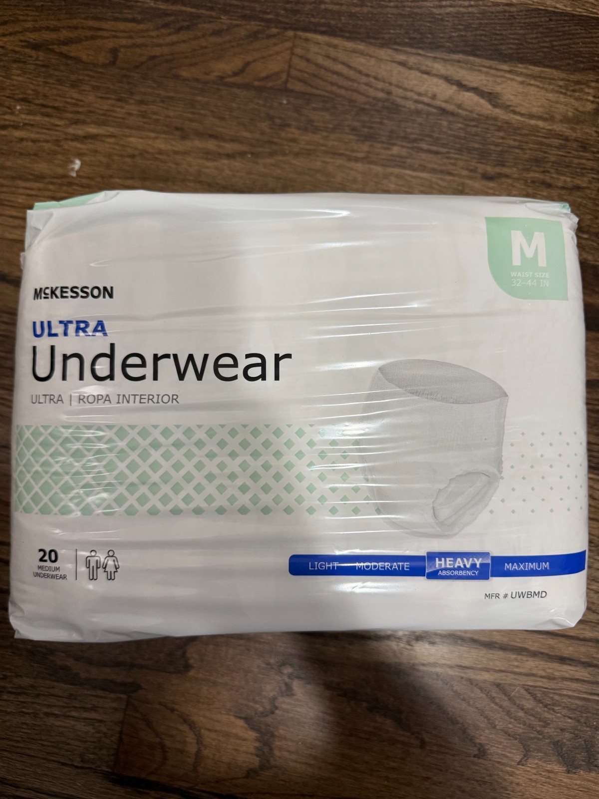 McKesson Ultra Underwear Incontinence Pant – Medium Size (Pack of 20)