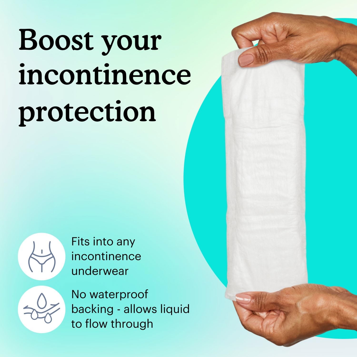 Maximum Incontinence Booster Pads, Adult Diaper Doubler Adds 2 Cups of Extra …