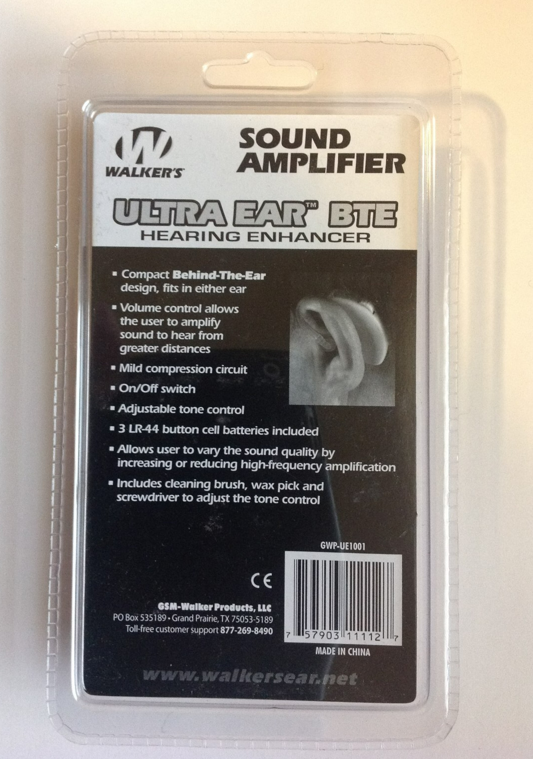 Walkers Sound Amplifier Hearing Device Ultra Ear What? Can U Hear Me Now ?Sound