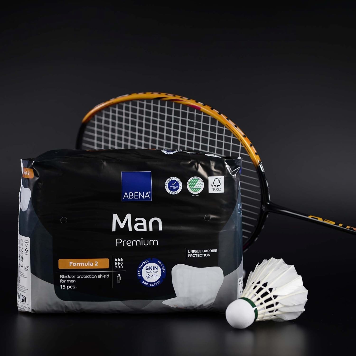 Man Premium Incontinence Guards, (Sizes 0 to 2) Formula 2, 15 Count