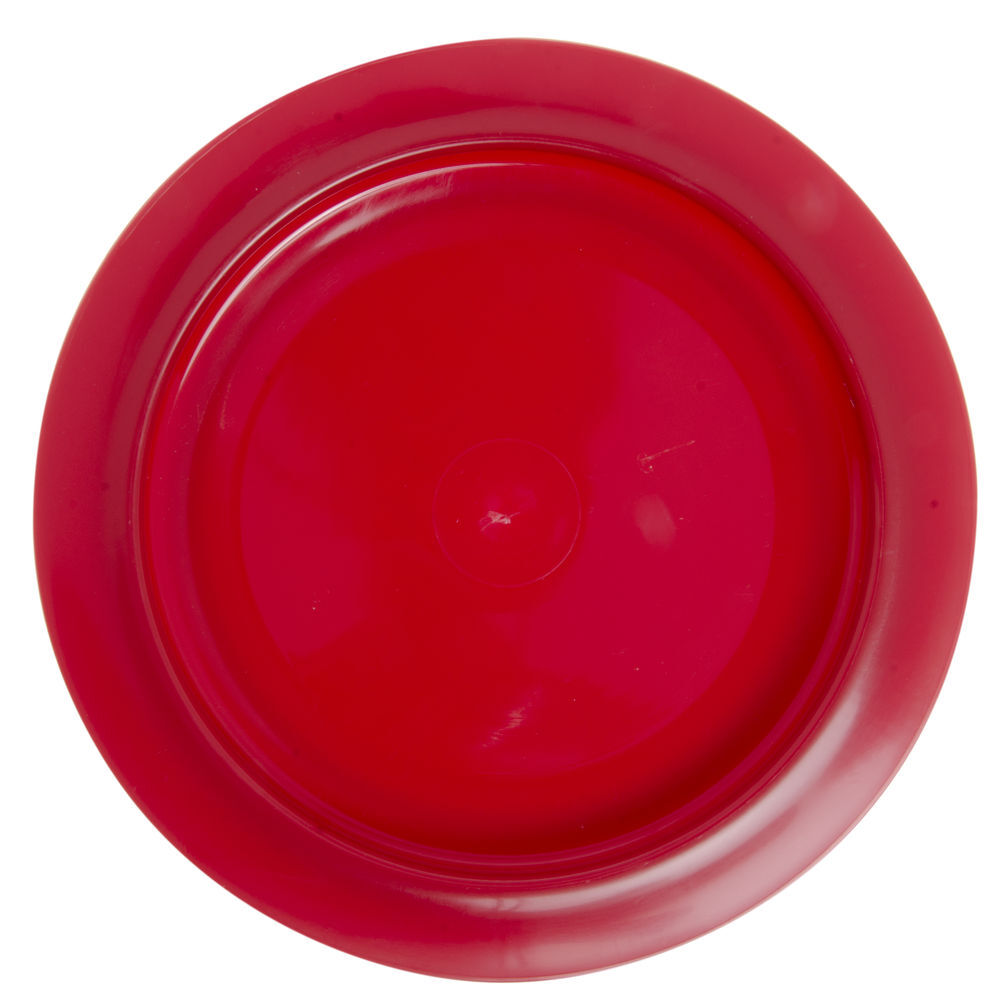 SP Ableware-36751 Maddak Inner-Lip Plate, Red (745310004)