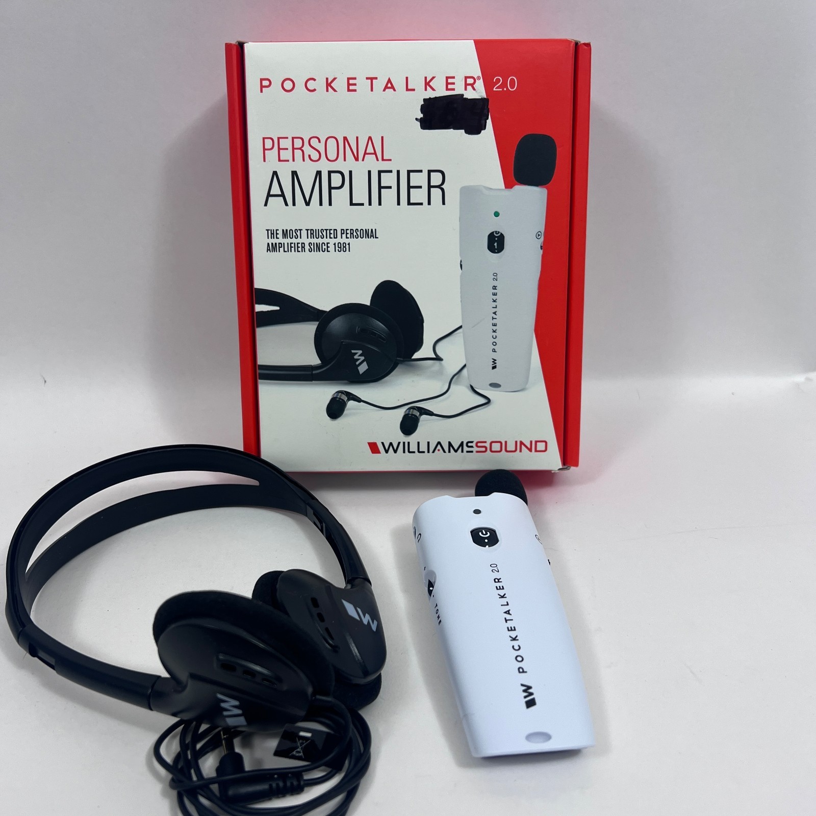 Williams Sound Pocketalker 2.0 Personal Amplifier USED