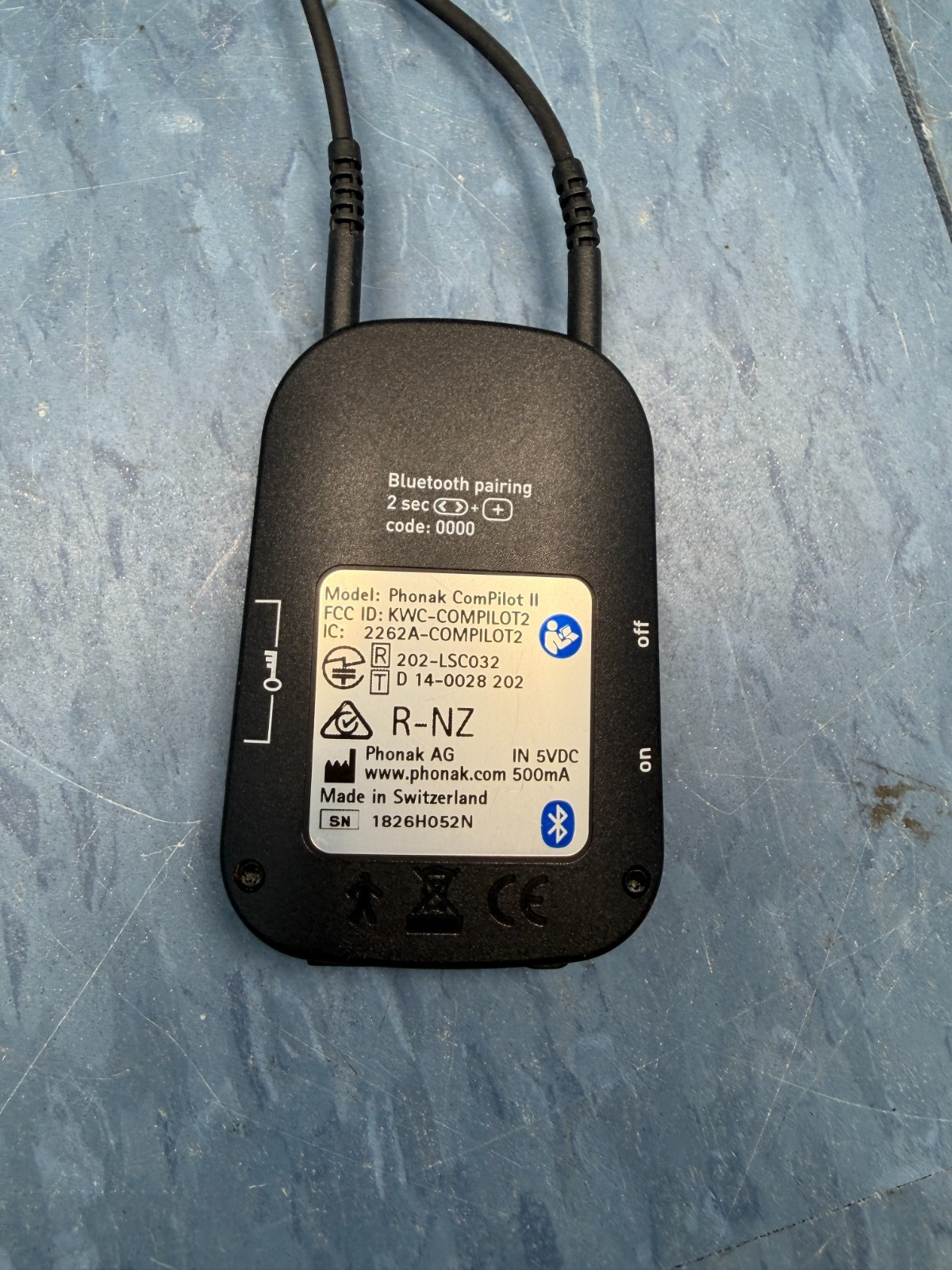 Phonak Compilot II Bluetooth Streamer Remote Control with Free Shipping