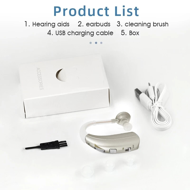 STAETAS original ear hearing aid for severe hearing loss, digital hearing