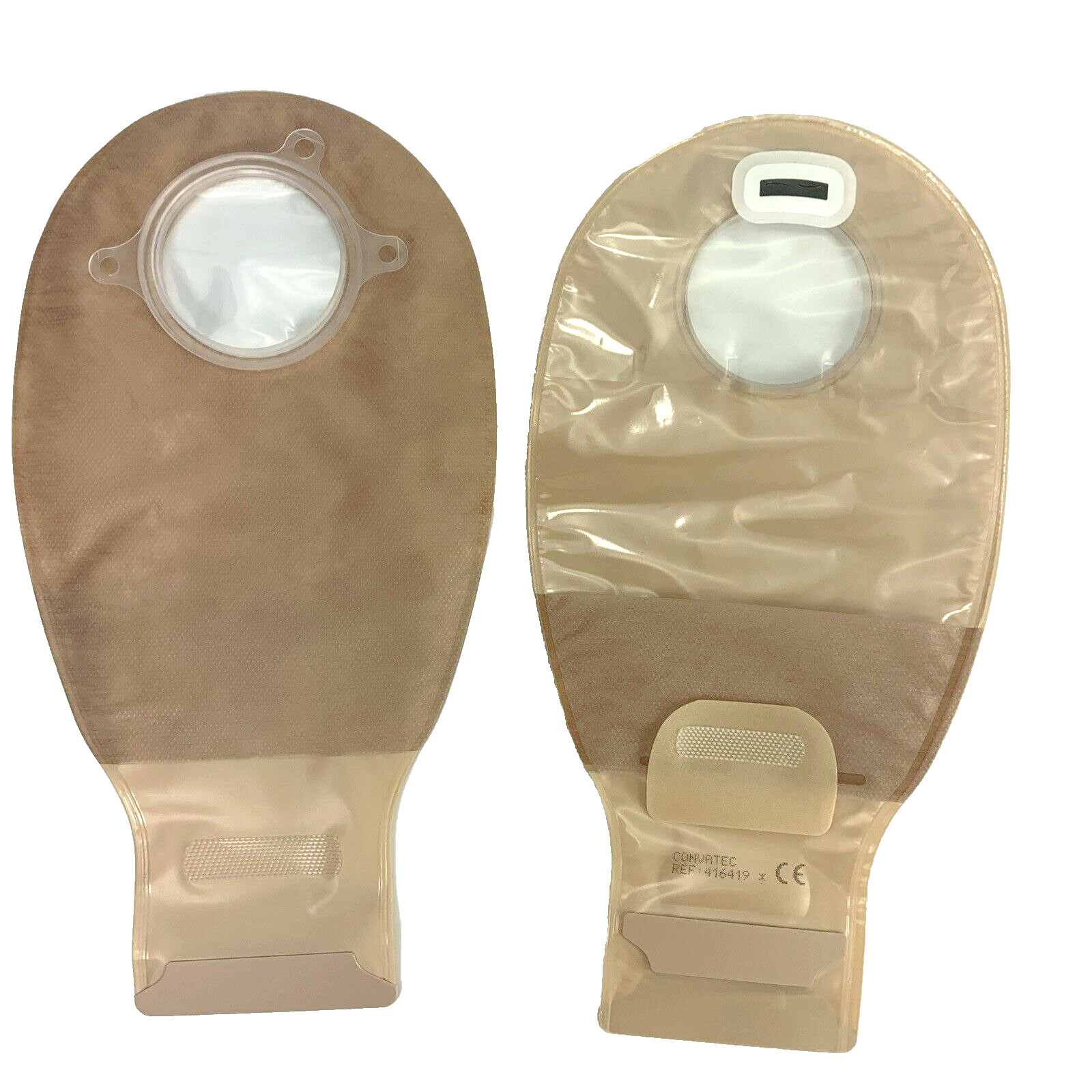 10 ConvaTec 416419 Natura Drainable Ostomy Pouches 2-1/4″ Flange Ex. 2030
