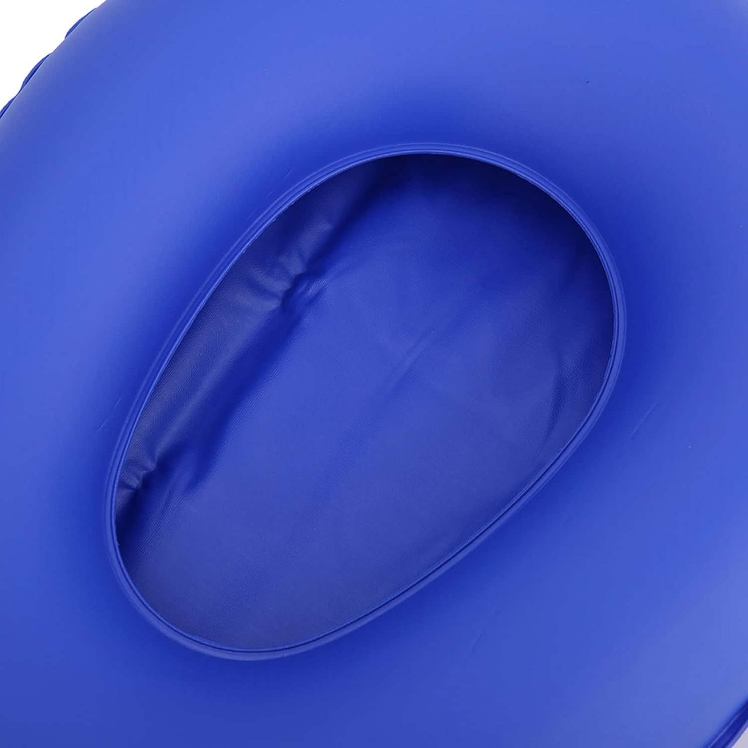 Washable Portable Air Inflation Bedpan, Blue Bed Pan Inflatable Stool Bedsore To