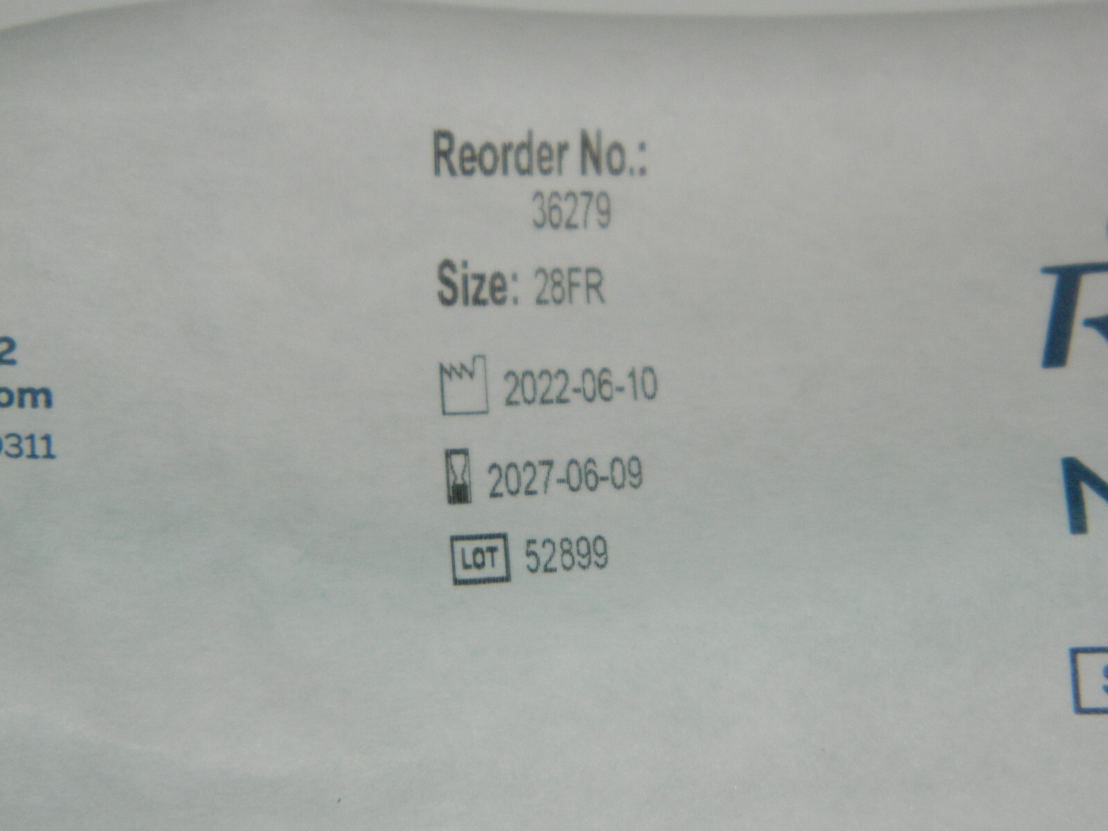 Lot of Two (2) Dynarex Nasopharyngeal Airways 28 Fr Exp: 2027