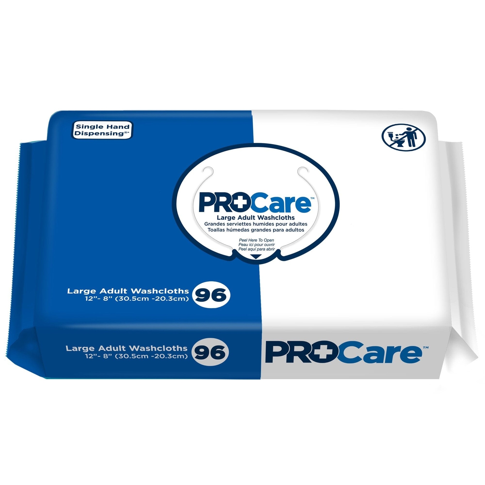 ProCare Adult Washcloths 12″ x 8″