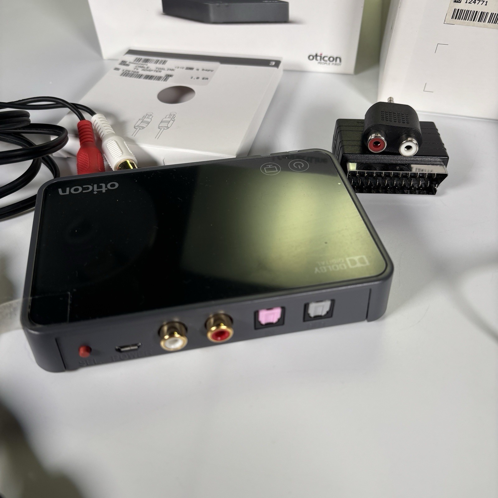 OTICON CONNECTLINE DOLBY DIGITAL TV ADAPTER TV 2.0 OTICON HEARING AIDS Lot