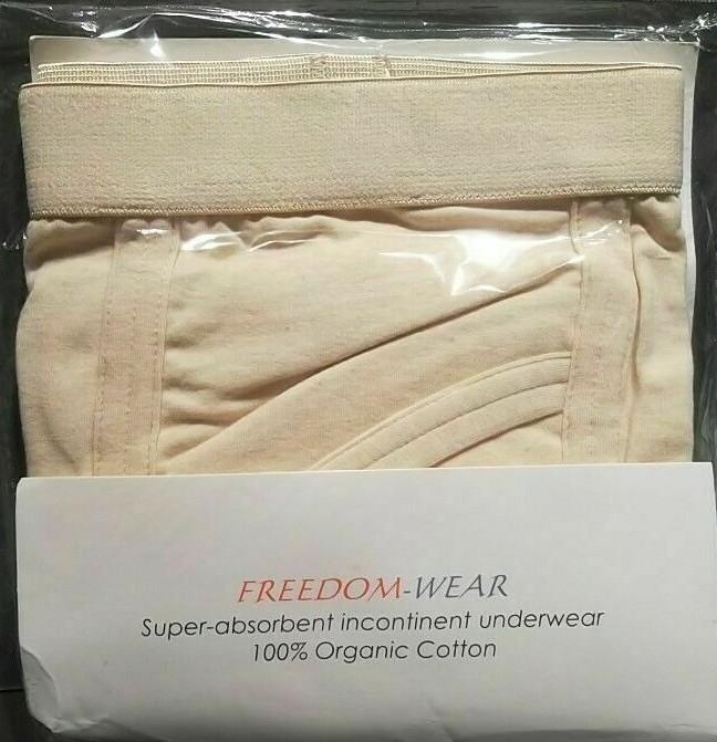 FREEDOM WEAR Super Absorbent Incontinent Underwear Organic Cotton