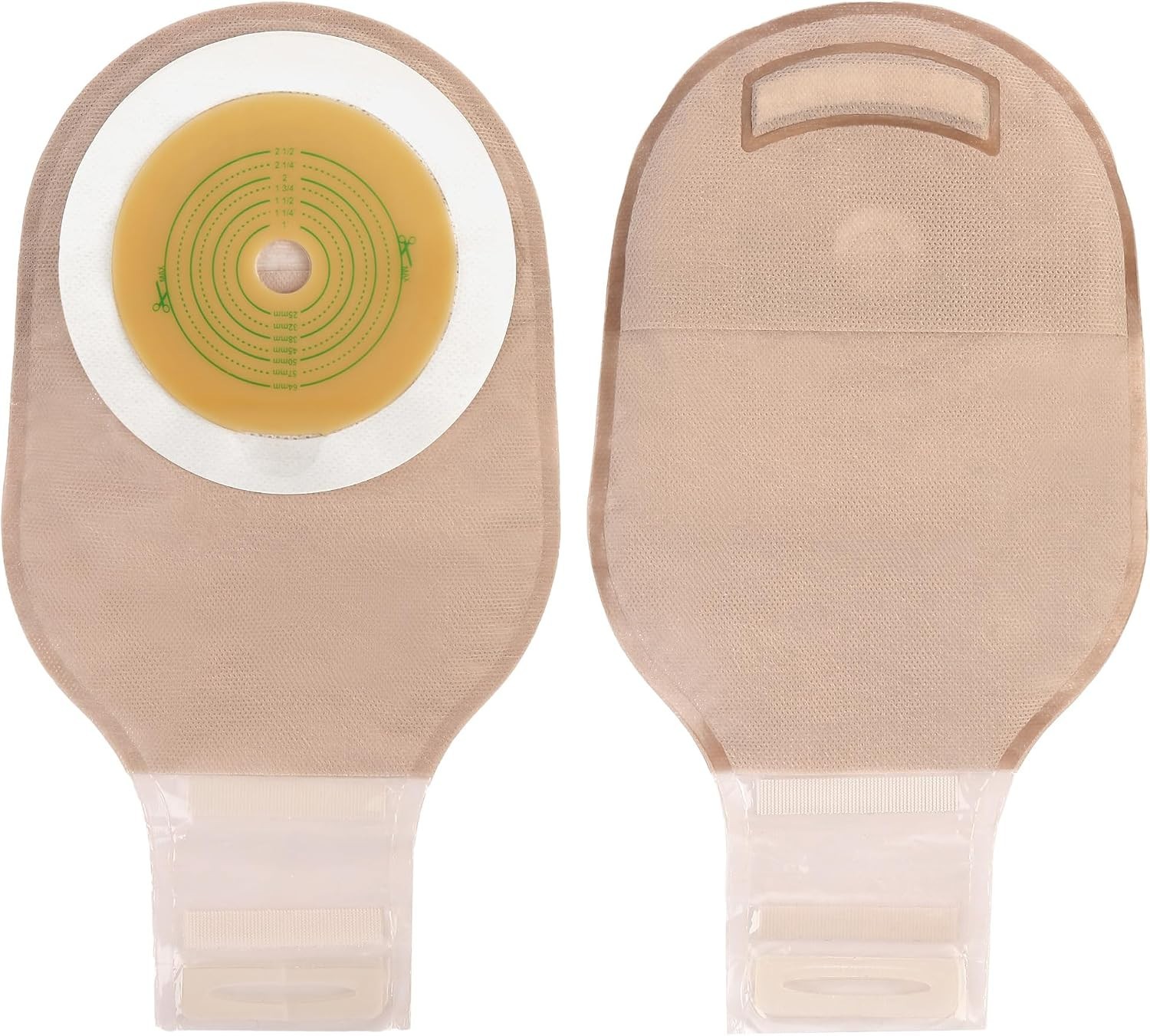 Ostomy Bags 20 Pack One Piece Drainable Pouches Colostomy Ileostomy Supplies